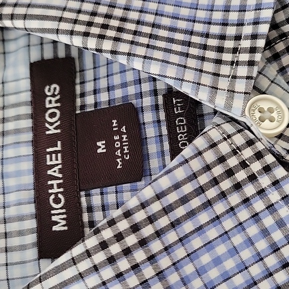 Michael Kors Tailored Fit Button Down Top - Picture 2 of 6